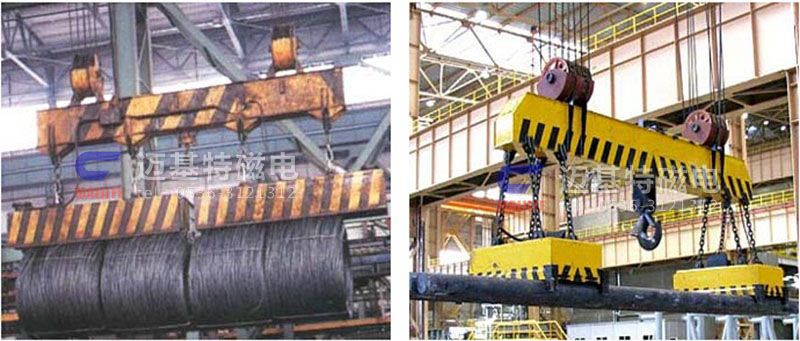 MW12系列、MW15系列吊運(yùn)捆扎螺紋鋼、圓鋼用起重電磁鐵